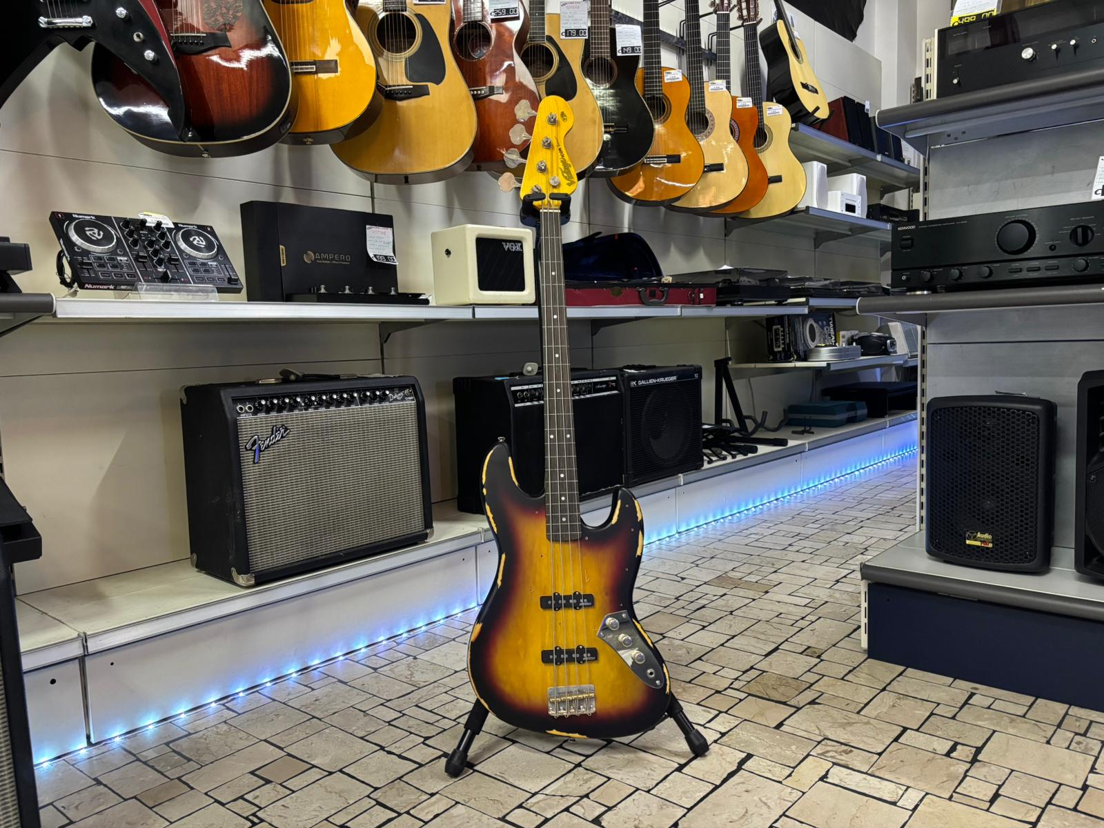 VINTAGE VJ74 MRJP Jaco Pastorius Basso Fretless - immagine 4