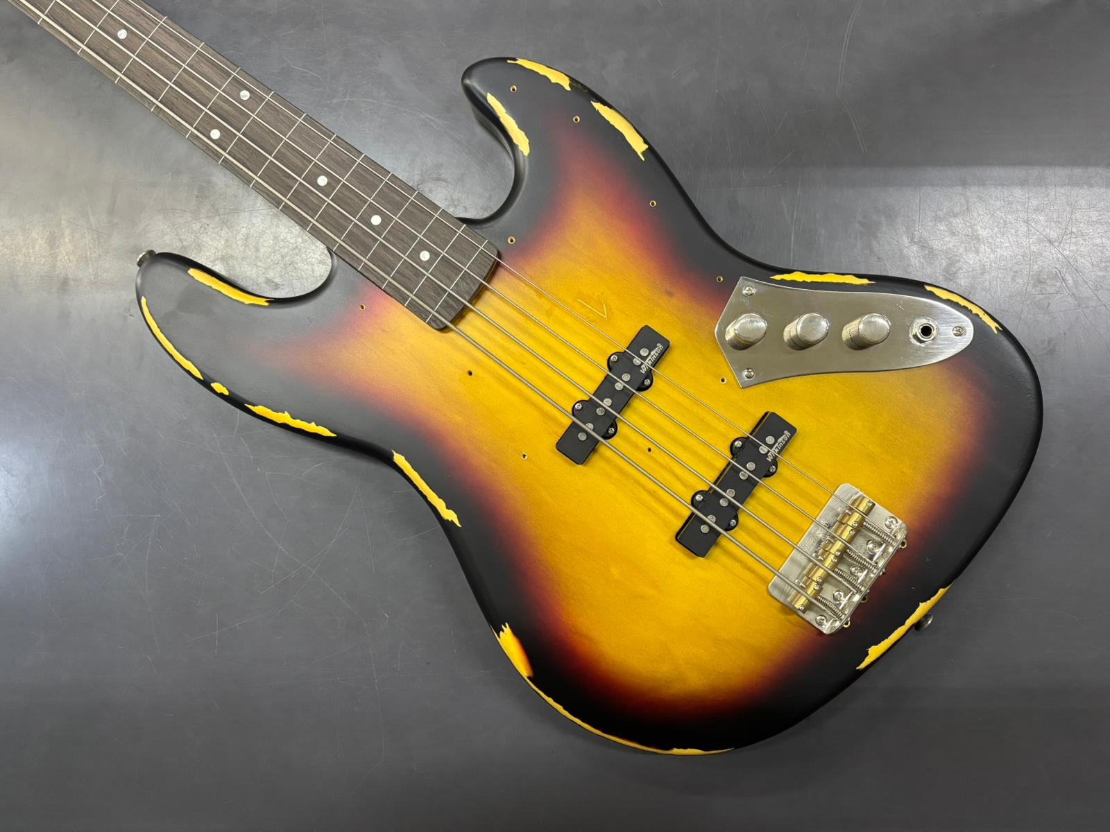 VINTAGE VJ74 MRJP Jaco Pastorius Basso Fretless