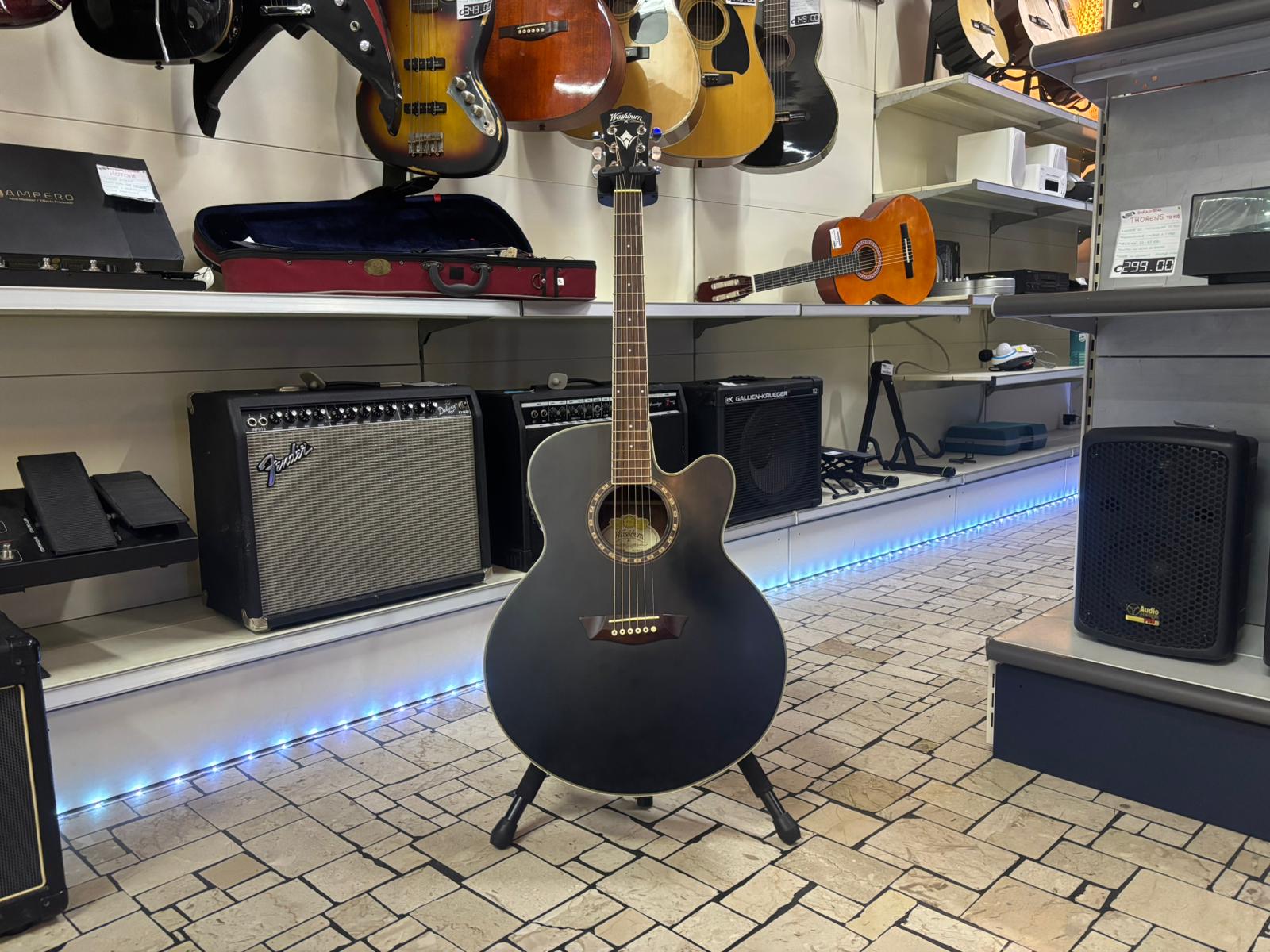 Washburn Acustica Elettrificata WJ7SCEBN - immagine 7