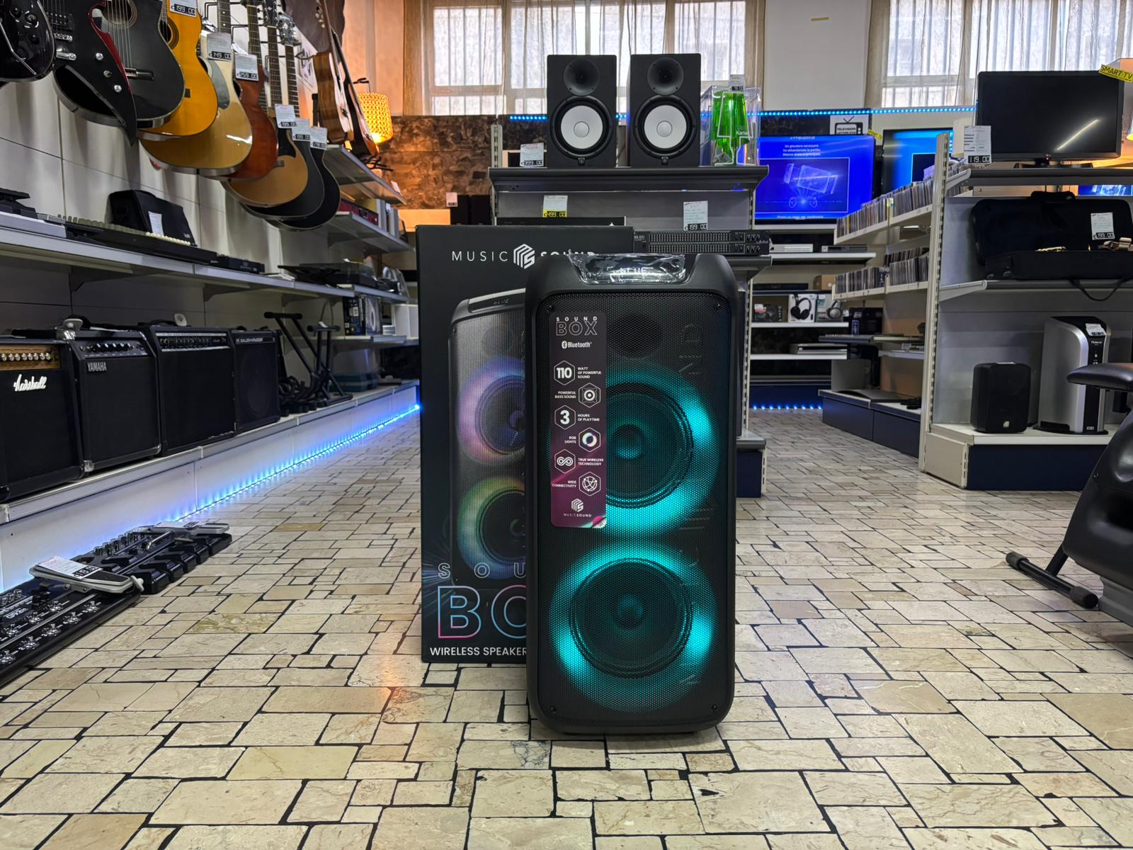 NUOVA Music Sound BIG K Cassa Bluetooth 110W - immagine 2