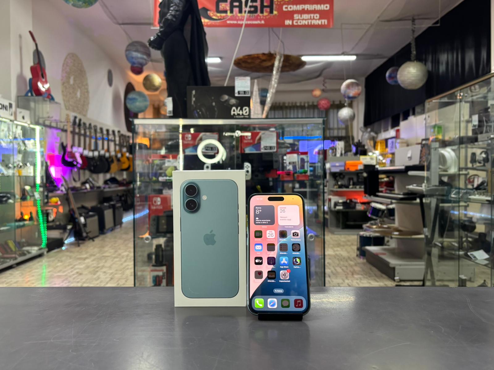 IPhone 16 Verde Acqua 128Gb 16/11/25 - immagine 3