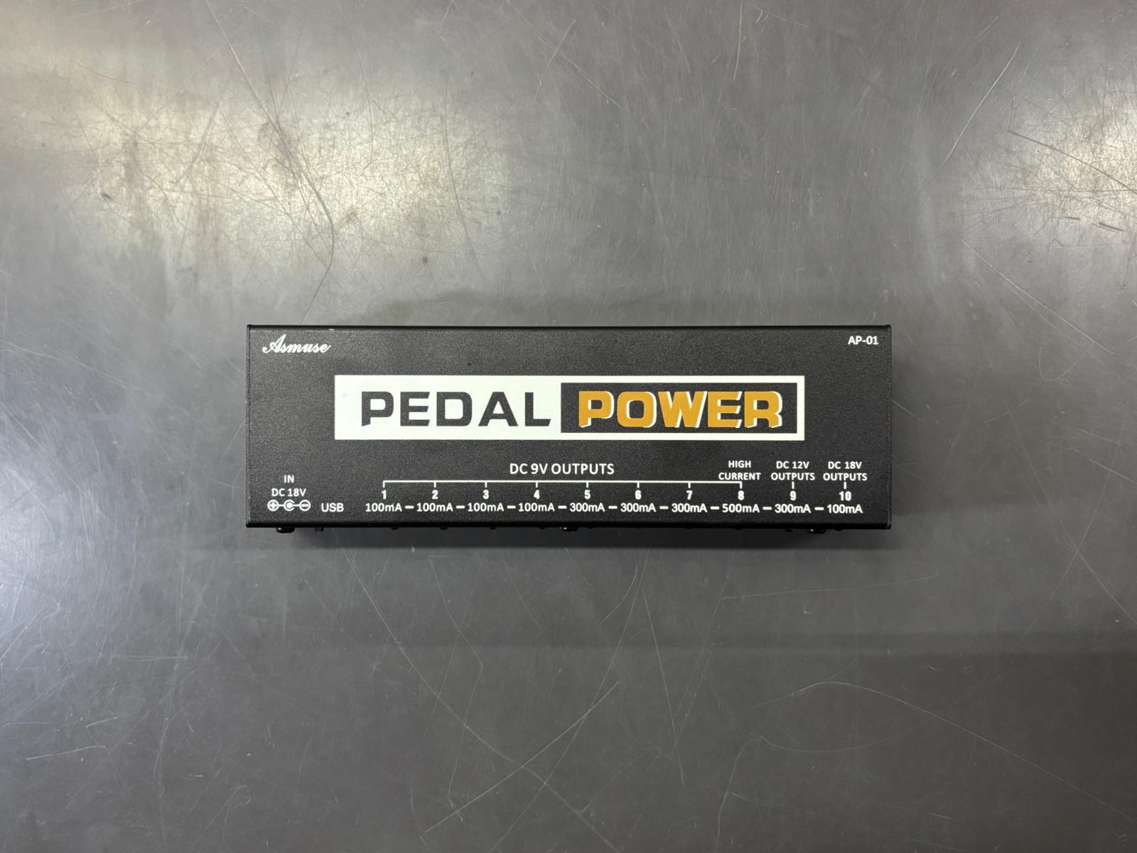 ASMUSE Pedal Power Alimentatore Effetti