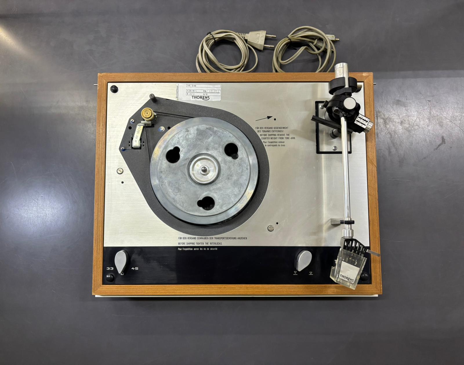 Thorens TD 160 MK1 Giradischi Vintage - immagine 9