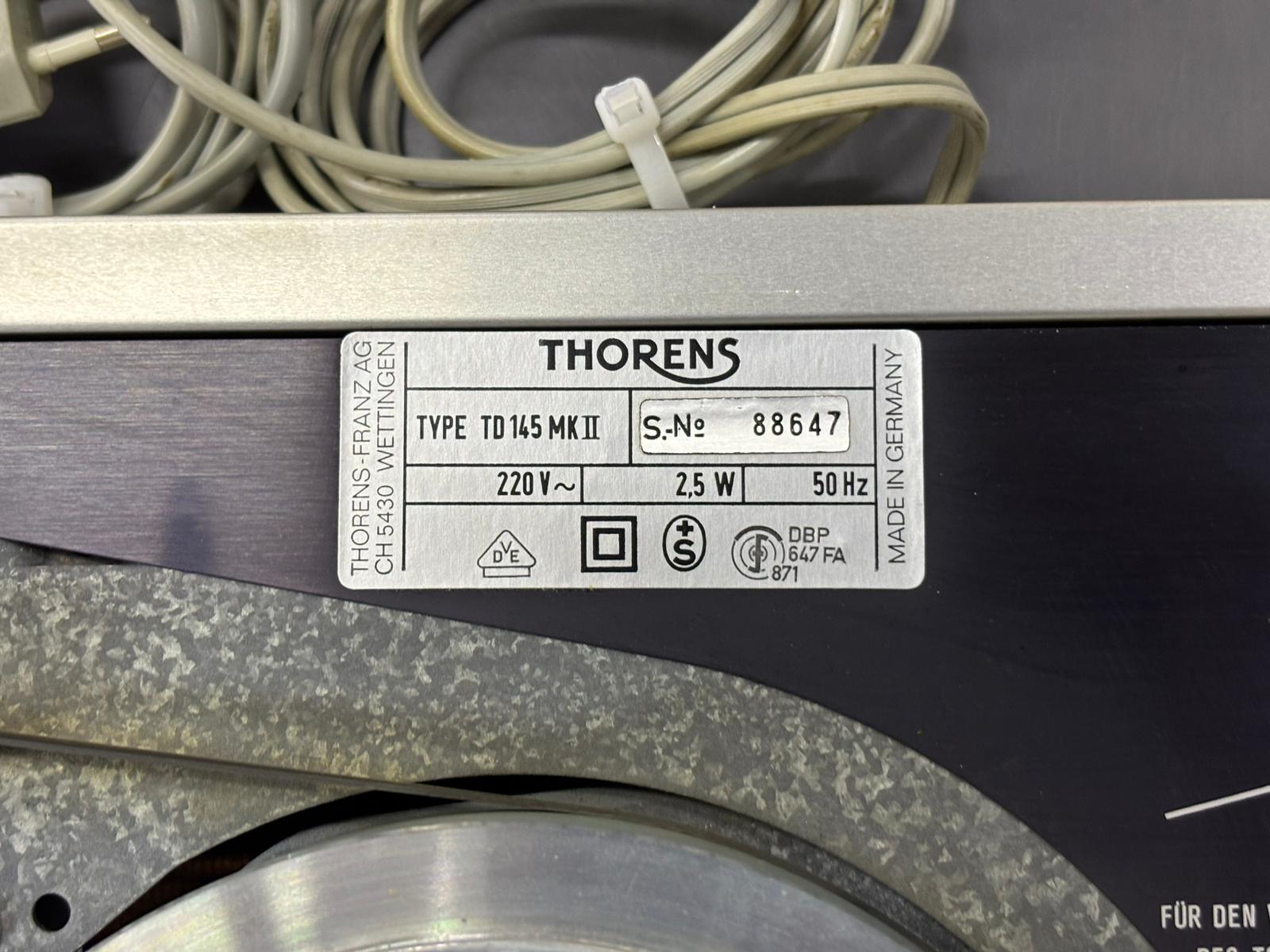 Thorens TD 145 MK2 Giradischi Vintage - immagine 4