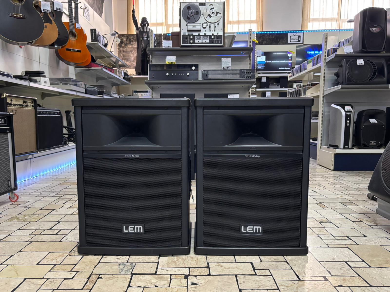LEM B-12 Bi Amp Coppia Casse Attive