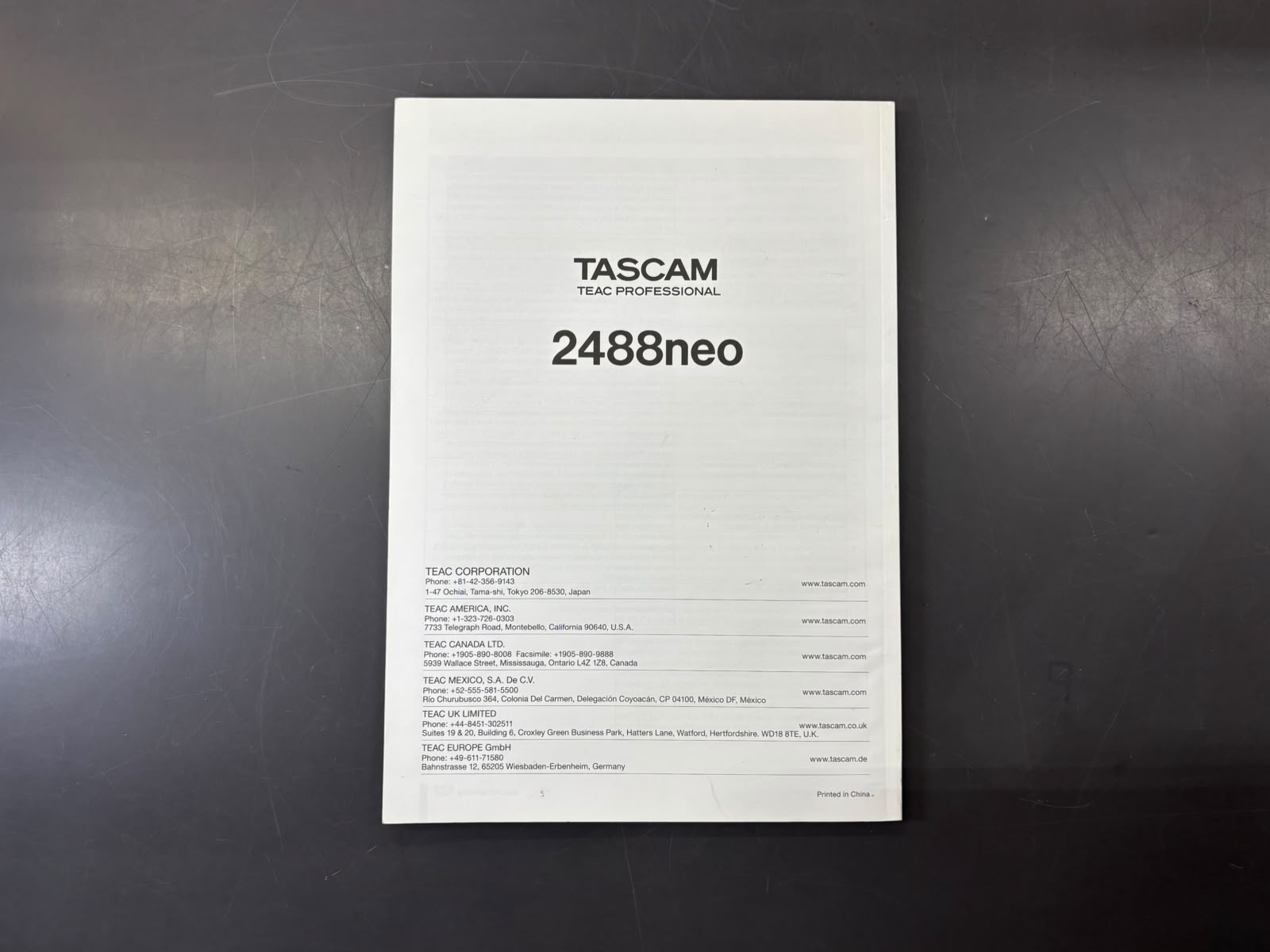TASCAM 2488 Neo Registratore Multitraccia - immagine 4