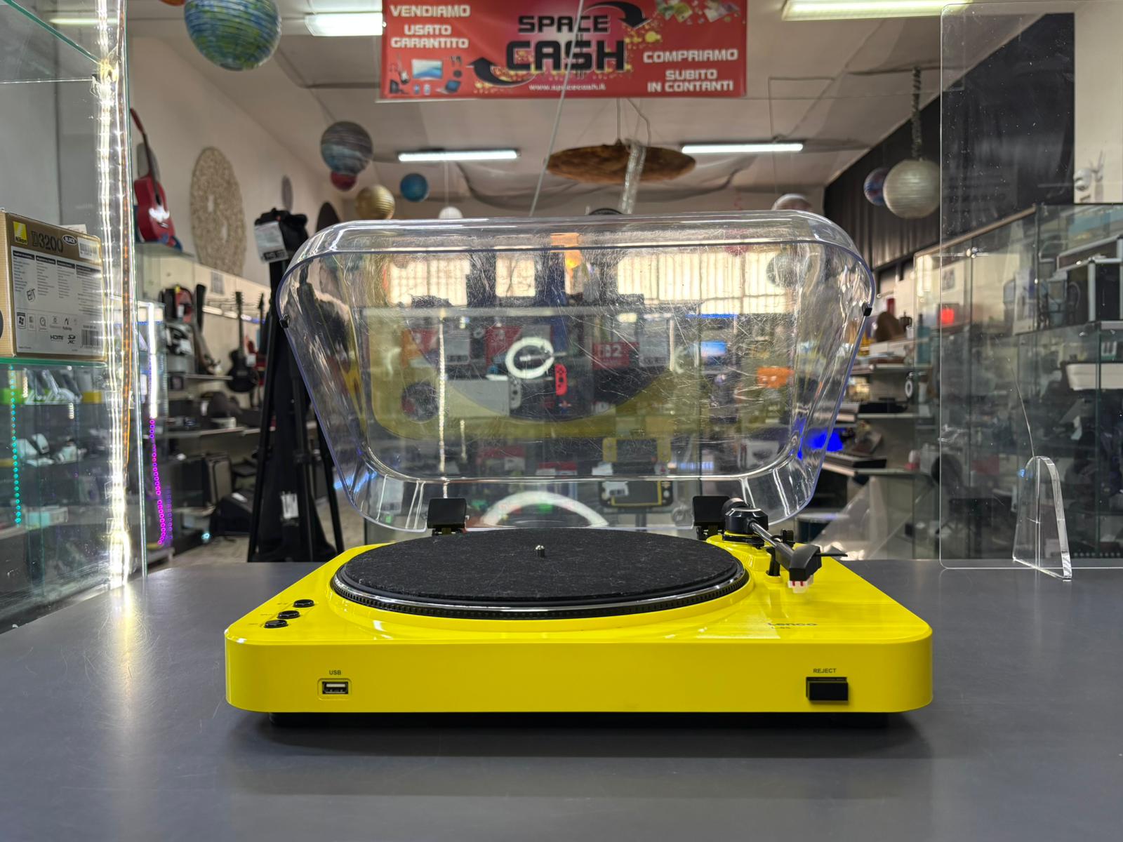LENCO L-85 Giradischi USB-Rec Giallo - immagine 2