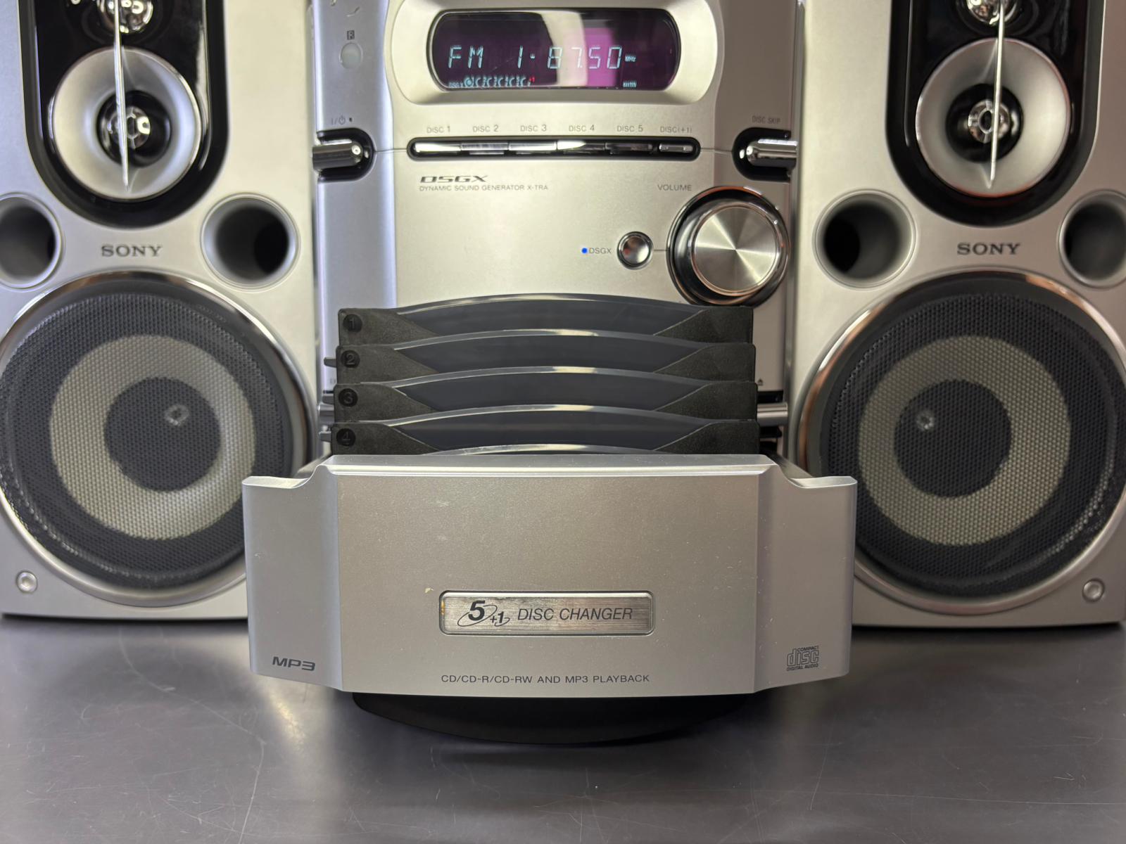Compatto 5CD MP3 Sony CMT-HPX10W - immagine 3