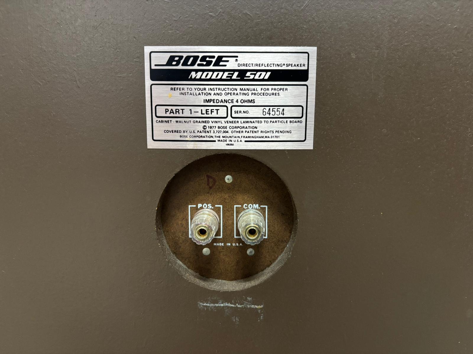 Coppia BOSE 501 Serie 1 Altoparlanti Vintage - immagine 5