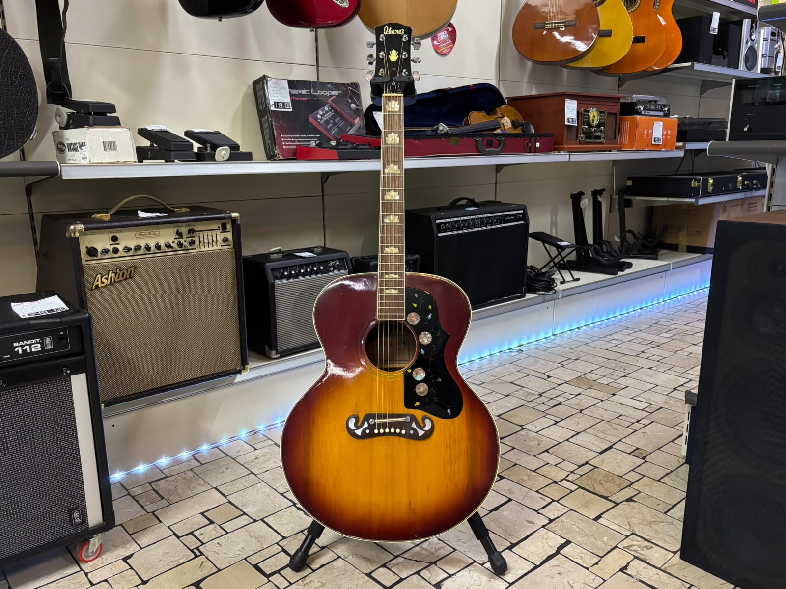 Ibanez Concord 698 Sunburst 1975 Japan - immagine 2