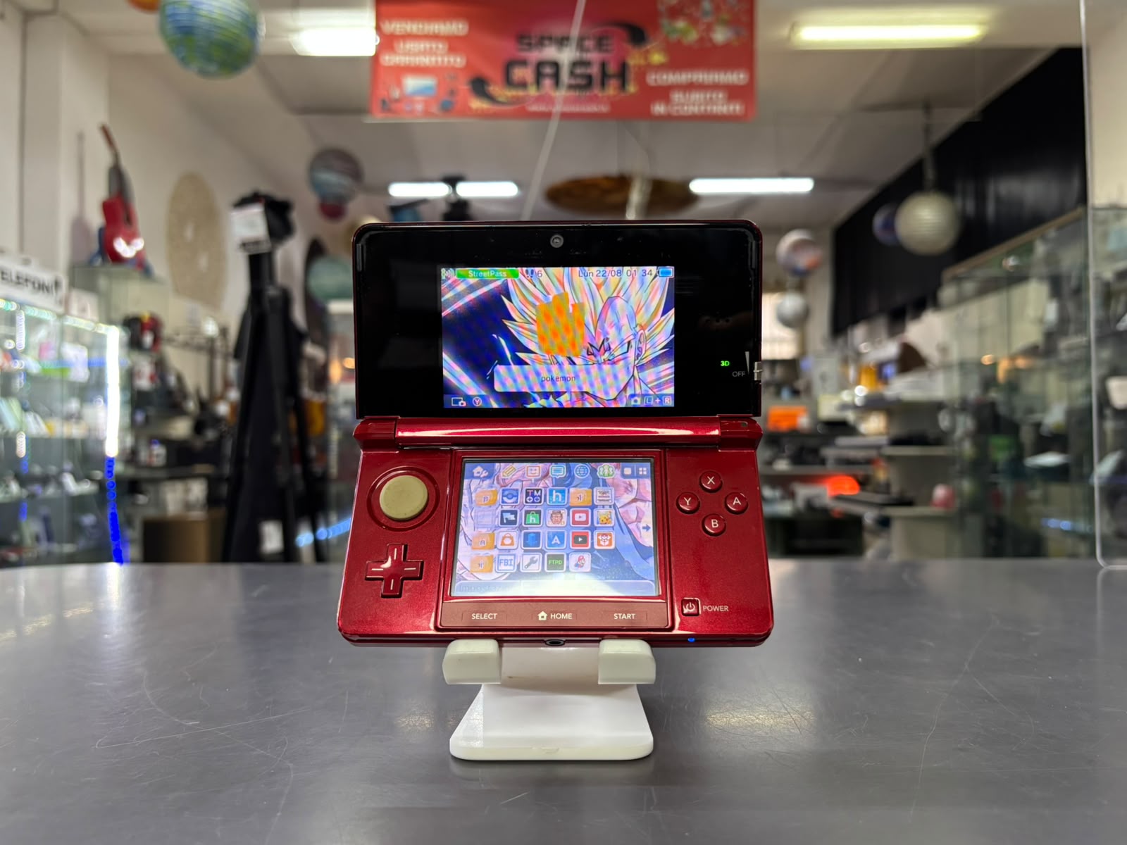 Nintendo 3DS Red Modificato Boxato - immagine 5