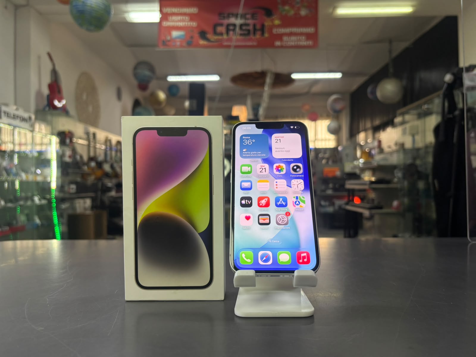 IPhone 14 128Gb White 88% 14/01/27 - immagine 3